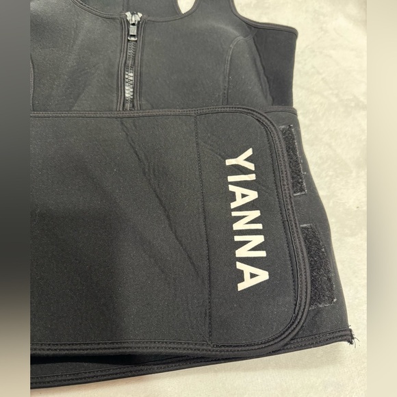YIANNA Sweat Sauna Vest Zipper Body Shaper - Picture 4 of 11